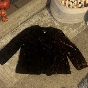 Vintage Elegant Velvet Women's Jacket blazer Maggie McNaughton 22W